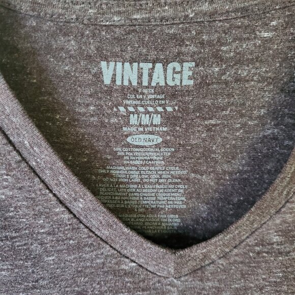 Old Navy Vintage T shirts (3 ) V-neck Blue Brown and Grey Size M - Picture 6 of 16